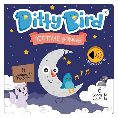Ditty Bird Bedtime And Nursery Rhyme Song Books - Set Of 2 1 Ditty Bird Bedtime And Nursery Rhyme Song Books - Set Of 2
