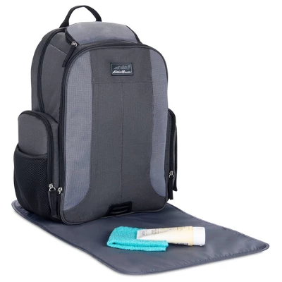 Eddie Bauer Rocky Back Pack Diaper Bag - Gray 1 Eddie Bauer Rocky Back Pack Diaper Bag - Gray