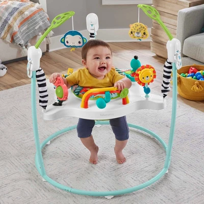 Fisher Price Fisher-Price Jumping Jungle Jumperoo Baby Jumper With Lights And Sound 1 Fisher Price Fisher-Price Jumping Jungle Jumperoo Baby Jumper With Lights And Sound