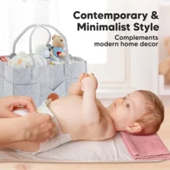 Original Baby Diaper Caddy Organizer, Large Storage Caddy Organizer For Nursery, Changing Table -Baby Care Deals Store GUEST 56d6edae d29c 4881 bb28 5df22b8ab266