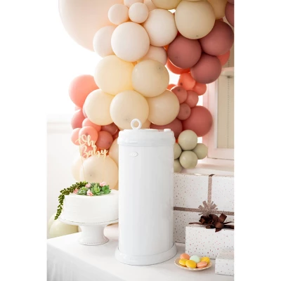 Ubbi® Ubbi Steel Diaper Pail - White 2 Ubbi® Ubbi Steel Diaper Pail - White - Image 2