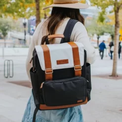 JJ Cole Bloomfield Modular Knapsack Diaper Bag Onyx & Ivory -Baby Care Deals Store GUEST 5b13a365 55f0 485a a5ca 62dd2e27455a