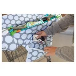 Boppy Preferred Shopping Cart And Restaurant High Chair Cover - Gray Jumbo Dots -Baby Care Deals Store GUEST 5bb52235 ccf7 4f28 b2c8 0c9c54da7e32
