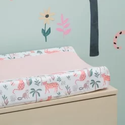 Lambs & Ivy Enchanted Safari Animals Pink/White Jungle Changing Pad Cover -Baby Care Deals Store GUEST 5d8bd24c 8c0d 4d2b b034 0fd86218e27c