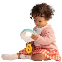 Manhattan Toy Cherry Blossom Days Cloud Baby Circle Rattle With Crinkle Paper And Teethers -Baby Care Deals Store GUEST 5db96668 72a2 476a 802a 1b6bfaeba38c