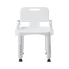 McKesson Bath Chair With Backrest, Plastic Shower Seat, 1 Count