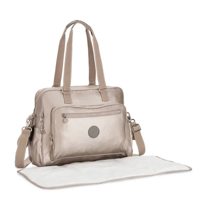 Kipling Alanna Metallic Diaper Bag 1 Kipling Alanna Metallic Diaper Bag