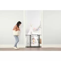 Regalo In Sight Walk-Through Safety Gate - Black -Baby Care Deals Store GUEST 61c4045f 7bd0 4e0c bad8 ee8ce455f799