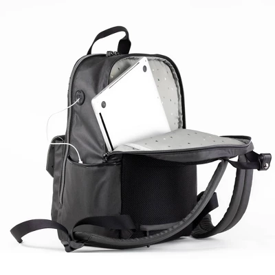TWELVElittle Unisex Courage Diaper Bag - Charcoal 4 TWELVElittle Unisex Courage Diaper Bag - Charcoal - Image 4