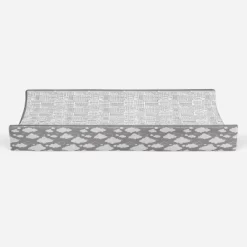 Bacati - Clouds In The City Gray Cityscape Quilted Changing Pad Cover -Baby Care Deals Store GUEST 64d9676f 4814 4067 91c2 641fc158d3c7