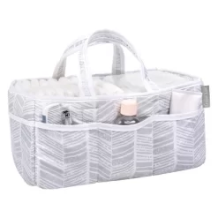 Trend Lab Storage Caddy - Gray Herringbone