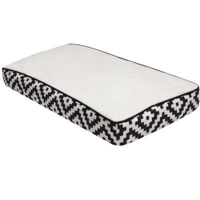 Bacati - Love Black/White Diamond Plush Changing Pad Cover 7 Bacati - Love Black/White Diamond Plush Changing Pad Cover - Image 7