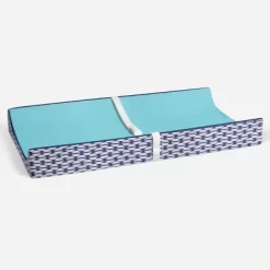 Bacati - Liam Solid Aqua/Navy Quilted Changing Pad Cover -Baby Care Deals Store GUEST 6e5ed2bb ae3f 44e1 8425 ef00194e77aa