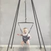 Jolly Jumper Baby Exerciser With Super Stand, More Durable Baby Bouncer For Active Babies, Safe Baby Jumper, For Indoor And Outdoor Use Gray