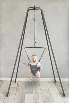 Jolly Jumper Baby Exerciser With Super Stand, More Durable Baby Bouncer For Active Babies, Safe Baby Jumper, For Indoor And Outdoor Use Gray 1 Jolly Jumper Baby Exerciser With Super Stand, More Durable Baby Bouncer For Active Babies, Safe Baby Jumper, For Indoor And Outdoor Use Gray