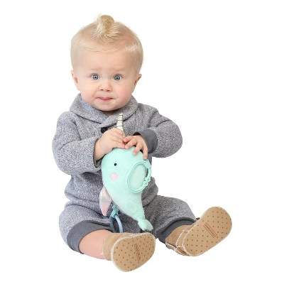 Manhattan Toy Under The Sea Narwhal Baby Teether & Travel Pull Toy 3 Manhattan Toy Under The Sea Narwhal Baby Teether & Travel Pull Toy - Image 3