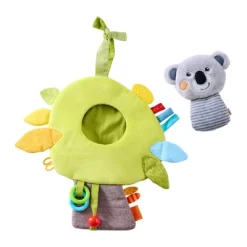 HABA Koala Discovery Cushion Hanging Crib Toy With Play Elements (Machine Washable)