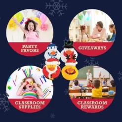 Fun Express Vinyl Holiday Rubber Duckies Party Favors, Children's Birthday Bash, Holiday Celebrations, 12pcs 7 Fun Express Vinyl Holiday Rubber Duckies Party Favors, Children's Birthday Bash, Holiday Celebrations, 12pcs -Baby Care Deals Store GUEST 74360869 4241 4113 a061 763a96512207