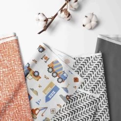 Bacati - Construction Multicolor Boys Cotton Toddler Nap Mat -Baby Care Deals Store GUEST 74f96f95 3de5 497a bbf8 db1fef8506c0