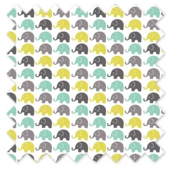 Bacati - Elephants Mint/Yellow/Gray Elephants Changing Pad Cover -Baby Care Deals Store GUEST 75369272 c3bc 4fd3 bdfc 553fb5fef9de