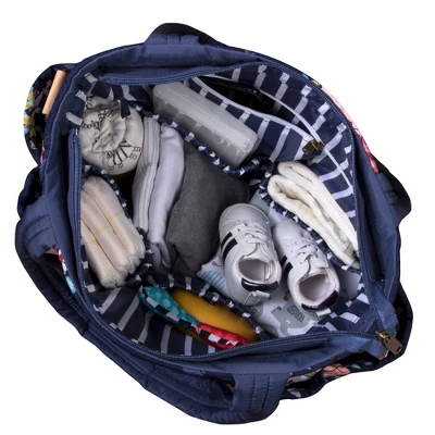 Baby Essentials Quilted Floral Tote 5 Baby Essentials Quilted Floral Tote - Image 5