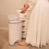 Diaper Dekor Plus Hands Free Diaper Pail - White
