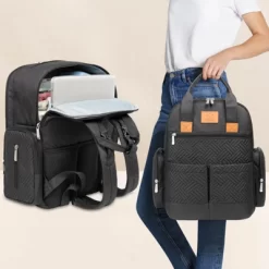 KeaBabies Bree Diaper Bag Backpack, Waterproof Baby Diaper Bags With Changing Pad, Girl, Boy, 2 Kids Travel Essentials (Charcoal) -Baby Care Deals Store GUEST 7e1dd446 0d51 4aaa 8bc2 e13ceb673ccf