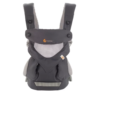 Ergobaby 360 Cool Air Breathable Mesh All Position Baby Carrier With Lumbar Support - Carbon Gray 12-45lb 4 Ergobaby 360 Cool Air Breathable Mesh All Position Baby Carrier With Lumbar Support - Carbon Gray 12-45lb - Image 4
