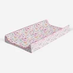 Bacati - Little Dino Girls Fucshia/Aqua Muslin Quilted Changing Pad Cover -Baby Care Deals Store GUEST 7fbd9431 4474 4877 8a14 fbf4a1c9d164