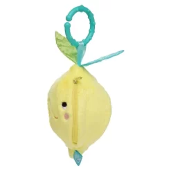 Manhattan Toy Mini-Apple Farm Lemon Baby Travel Toy With Rattle, Squeaker, Crinkle Fabric & Teether Clip-on Attachment -Baby Care Deals Store GUEST 811ba8d9 f28a 47c4 9185 1afc740f7ed6