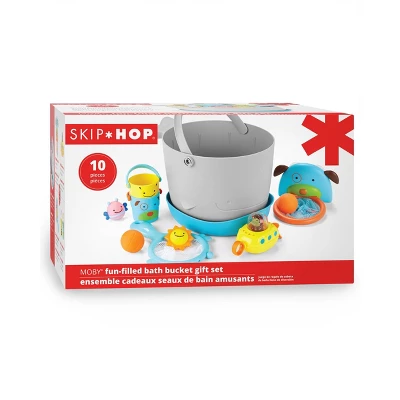 Skip Hop Moby Fun-Filled Baby Bath Toy & Bucket Gift Set - 2pc 1 Skip Hop Moby Fun-Filled Baby Bath Toy & Bucket Gift Set - 2pc