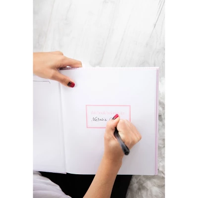 Pearhead Pink Striped Babybook 4 Pearhead Pink Striped Babybook - Image 4