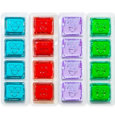 Glo Pals Light Up Water Cubes - Set Of 16 Cubes - Red, Blue, Green, Purple 1 Glo Pals Light Up Water Cubes - Set Of 16 Cubes - Red, Blue, Green, Purple