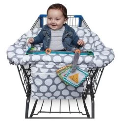 Boppy Preferred Shopping Cart And Restaurant High Chair Cover - Gray Jumbo Dots -Baby Care Deals Store GUEST 8a1af78e 72fc 41a8 bec7 89eaa31eaebe
