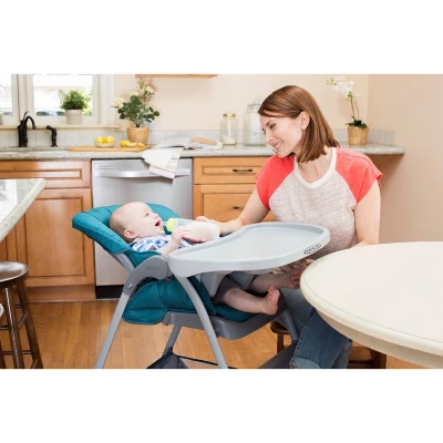 Graco Slim Snacker 2-in-1 High Chair - Whisk 4 Graco Slim Snacker 2-in-1 High Chair - Whisk - Image 4