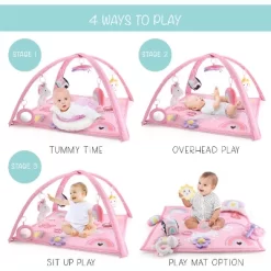 The Peanutshell Rainbow Paradise 7-in-1 Activity Gym & Play Mat For Baby -Baby Care Deals Store GUEST 94ef020d be36 4b36 a746 334f4589bbe9