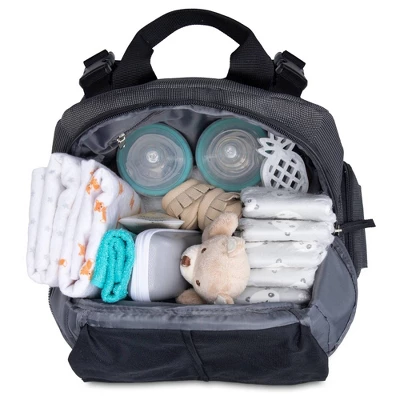 Eddie Bauer Rocky Back Pack Diaper Bag - Gray 2 Eddie Bauer Rocky Back Pack Diaper Bag - Gray - Image 2