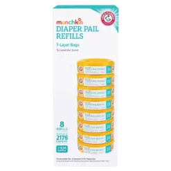 Munchkin Arm & Hammer Diaper Pail Refill Rings - 8pk -Baby Care Deals Store GUEST 97be16a8 50f6 465c 8090 002ec5d8855d