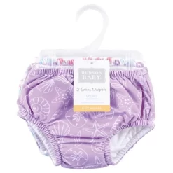 Hudson Baby Infant And Toddler Girl Swim Diapers, Sea Shells