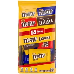 Mars M&M's Variety Pack Fun Size Chocolate Candy Assortment - 55pc