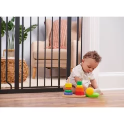 Regalo Extra Wide Home Accents Metal Walk Through Baby Gate