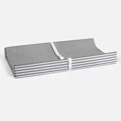Bacati - Elephants White/Gray Gray Pin Dots Changing Pad Cover -Baby Care Deals Store GUEST a0769769 ae0f 44be 85d3 b8a6c9e221f6