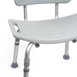 McKesson Bath Bench 19.25" W 11-1/2 Inch Seat Depth 300 Lbs. Weight Capacity 146-12202KD-4, 4 Ct