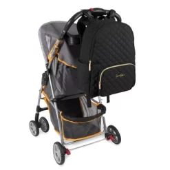 Jessica Simpson Quilted Backpack Diaper Bag With Fanny Pack - Black -Baby Care Deals Store GUEST a2627eed 1f5b 436c a892 ada46ef690c3