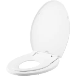 Mayfair By Bemis Little2Big Never Loosens Elongated Plastic Children's Potty Training Toilet Seat With Slow Close Hinge - White -Baby Care Deals Store GUEST a48d6c88 a605 4b84 ae8c db265ca00950