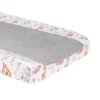 Lambs & Ivy Painted Forest White Minky Changing Pad Cover