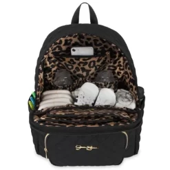 Jessica Simpson Quilted Backpack Diaper Bag With Fanny Pack - Black -Baby Care Deals Store GUEST aa60f361 da59 4aaf 9536 2639ca25ab1c
