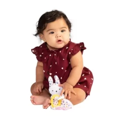 Manhattan Toy Cherry Blossom Days Baby Bunny Soothing Mini Blankie With Removable Silicone Teether -Baby Care Deals Store GUEST ab887d01 8305 4b78 9897 984fce128eb7