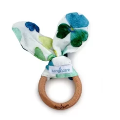 Kanga Care Baby Muslin Crinkle Bunny Ear Wood Teething Ring -Baby Care Deals Store GUEST abe613e3 aae4 41b8 a404 e74efb204068