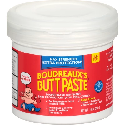 Boudreaux's Butt Paste Baby Diaper Rash Cream Maximum Strength - 14oz 5 Boudreaux's Butt Paste Baby Diaper Rash Cream Maximum Strength - 14oz - Image 5